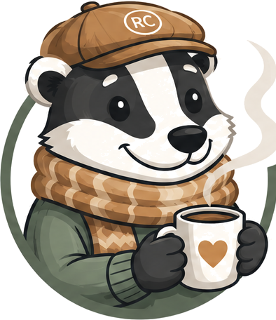 Reyt Comfy badger mascot